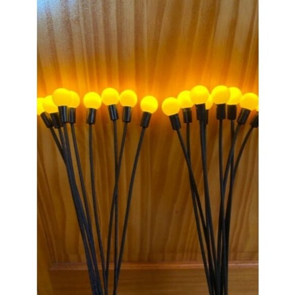 Solar Lights Outdoor Garden Decor: 4 Pack 32 LED Firefly Solar Outdoor Lights - Picture 2 of 3